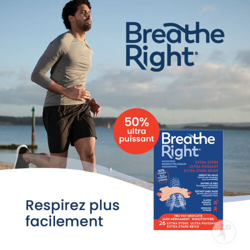 Breathe Right Bandelettes Nasales Ultra Puissant 26 Pièces-2