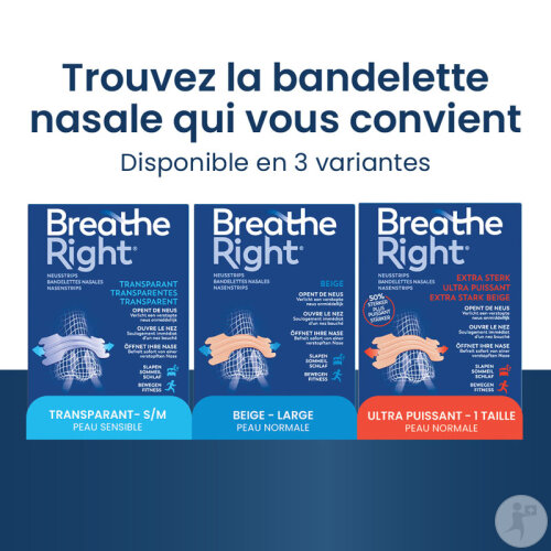 Breathe Right Bandelettes Nasales Ultra Puissant 26 Pièces-10
