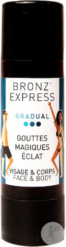 Bronz'Express Gouttes Magiques Éclat Visage Et Corps 30ml