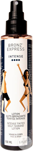 Bronz'Express Lotion Auto-Bronzante Teintée Intense Visage Et Corps 150ml