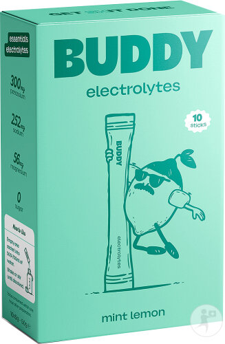Buddy Electrolytes Menthe Citron Sticks 10x5g