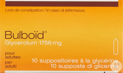 Bulboid Suppositoires Adultes 10 Pièces