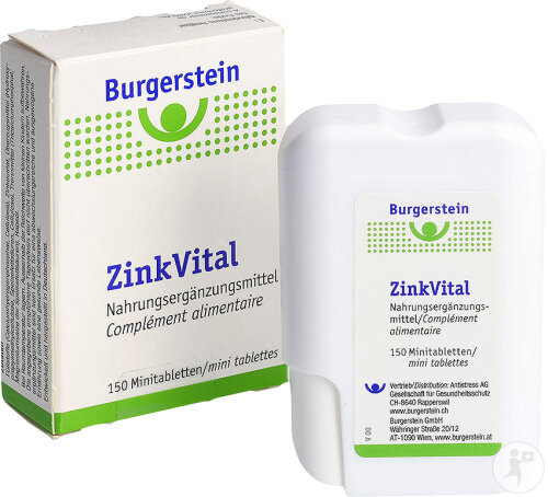 Burgerstein ZinkVital Mini Comprimés 5mg 150 Pièces