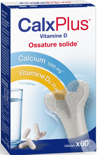 Calx Plus Calcium/Vitamine D/Vitamine K 60 Capsules