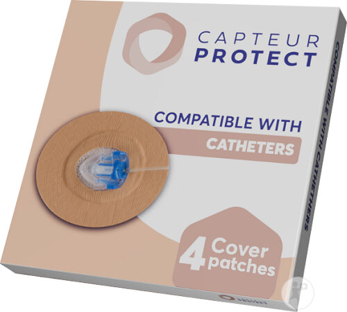 Capteur Protect Patches Beige Cover Catheter 10 Pièces
