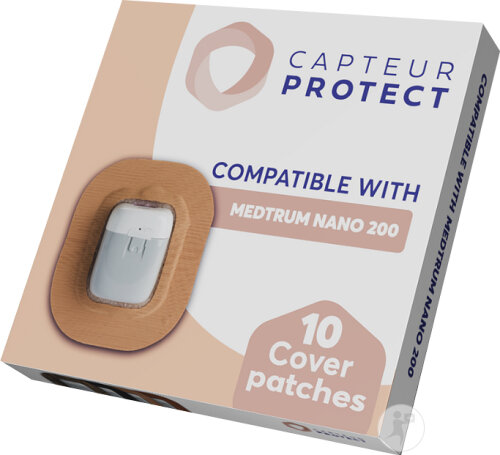 Capteur Protect Patches Beige Cover Medtrum Nano 200 10 Pièces
