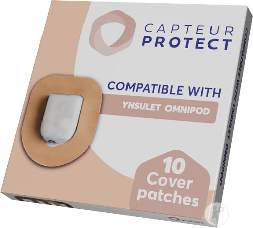 Capteur Protect Patches Beige Cover Omnipod 10 Pièces