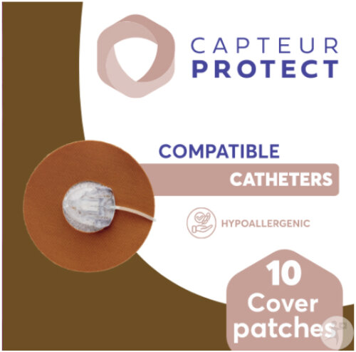 Capteur Protect Patches Marron Cover Catheter 10 Pièces