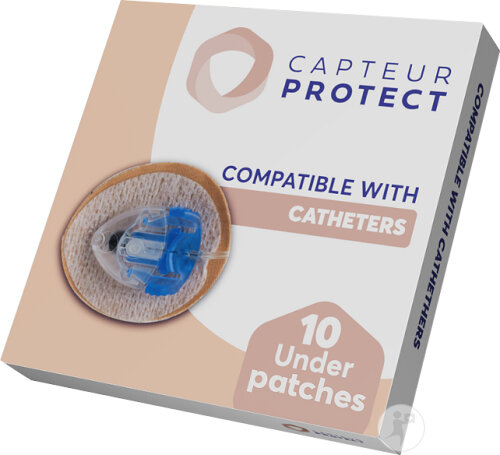 Capteur Protect Under Patches Beige Catheter Medtronic 10 Pièces