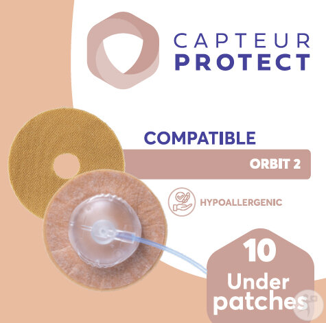 Capteur Protect Under Patches Beige Catheter Orbit 2 10 Pièces