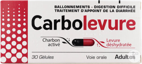 Carbolevure Adultes 30 Gélules