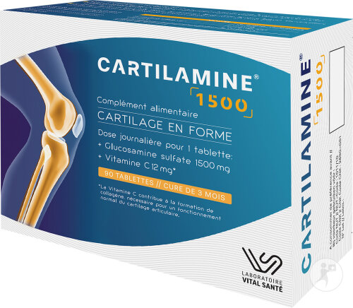 Cartilamine 1500 Cartilage En Forme 90 Comprimés