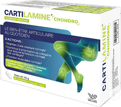Cartilamine Chondro Complément Alimentaires 60 Comprimés