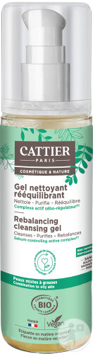 Cattier Gel Nettoyant Rééquilibrant Peaux Mixtes À Grasses 200ml