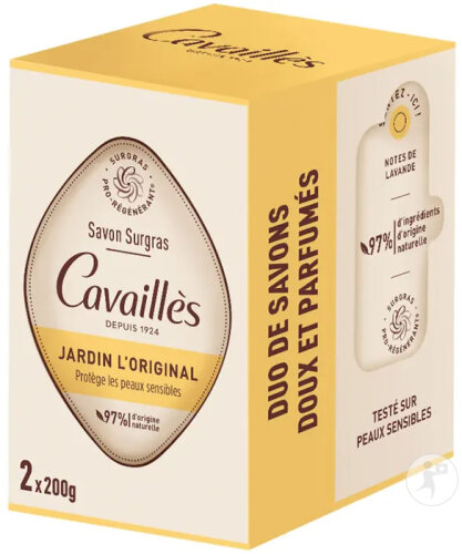 Cavaillès Savon Surgras Jardin L'Original 2x200g