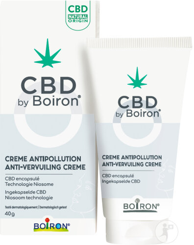 CBD By Boiron Crème Visage Antipollution Tube 40g