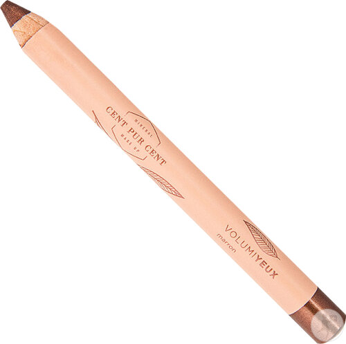 Cent Pur Cent  Le Volumiyeux Eyepencil Marron 3g