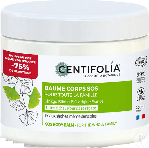 Centifolia Baume Corps SOS Ultra Riche Pour Toute La Famille Pot 200ml