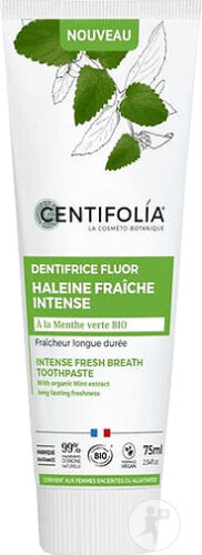 Centifolia Dentifrice Fluor Haleine Fraîche Intense Bio Tube 75ml