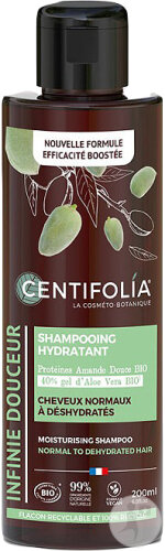 Centifolia Infinie Douceur Shampoing Hydratant Cheveux Normaux À Déshydratés Flacon 200ml