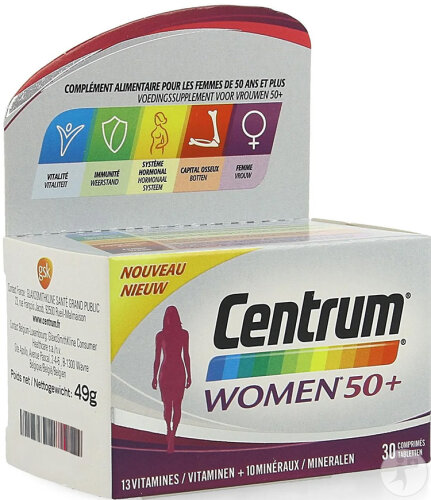 Centrum Gender Women 50+ Fct 30 Comprimés