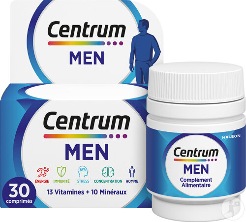 Centrum Men Vitamines Et Minéraux 30 Comprimés