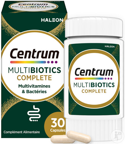 Centrum MultiBiotics Complete 18 Souches De Bactéries 30 Capsules