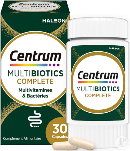 Centrum MultiBiotics Complete 18 Souches De Bactéries 30 Capsules