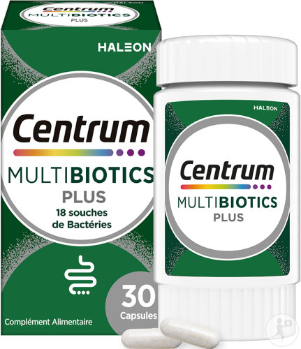 Centrum MultiBiotics Plus 18 Souches De Bactéries 30 Capsules