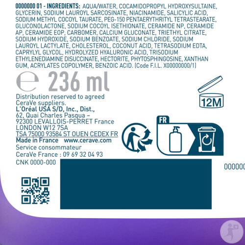 Cerave Gel Nettoyant Éclat Vitamine C 237ml-4