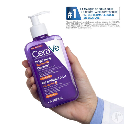 Cerave Gel Nettoyant Éclat Vitamine C 237ml-9