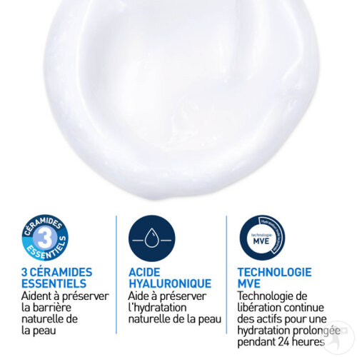 CeraVe Crème Lavante Hydratante Recharge Pour Peaux Normales À Sèches  473ml-9