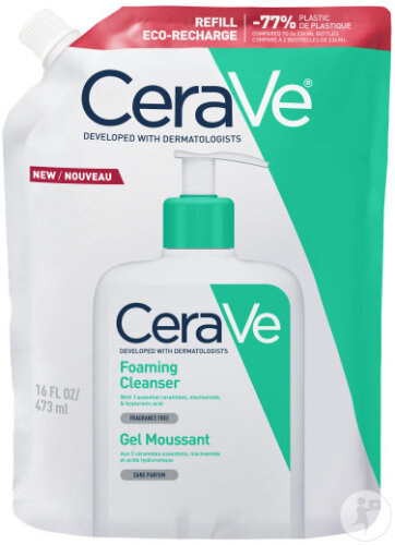 CeraVe Gel Moussant Recharge 473ml