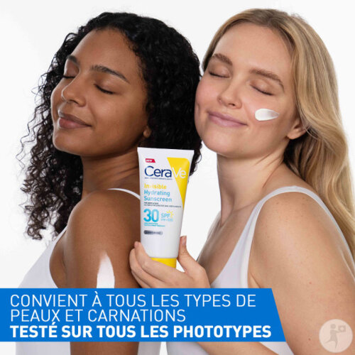 Cerave Sun Crème Solaire Hydratante Invisible IP30 75ml-2