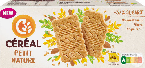 Céréal Biscuits Petit Nature Moins De Sucres Sans Édulcorants 200g