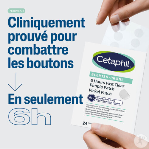 Cetaphil 6 Hour Fast Clear Acne Patch 24 Pièces-2