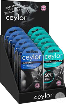 Ceylor Mini Display Préservatifs Assortiment 12 Pièces