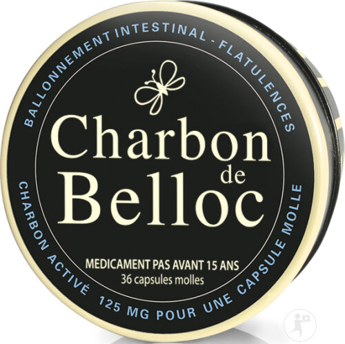 Superdiet Charbon De Belloc Ballonnement Intestinal Et Flatulences 36 Capsules Molles