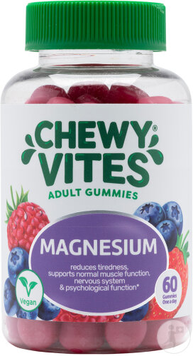 Chewy Vites Adult Magnesium Gummies 60 Pièces