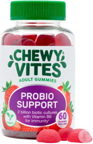 Chewy Vites Adult ProBio Gummies 60 Pièces