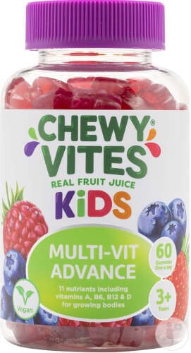 Chewy Vites Kids Multi-Vit Advance Gummies 60 Pièces