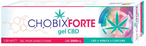 Chobix Forte Gel CBD 2000mg Tube 120ml