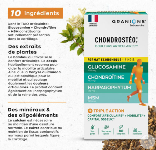 Chondrostéo+ Articulations 180 Comprimés Af-2