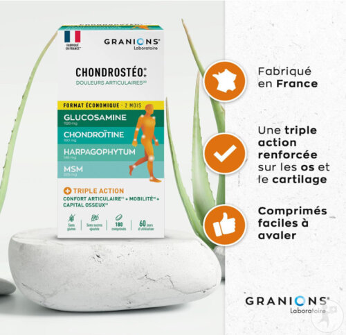 Chondrostéo+ Articulations 180 Comprimés Af-5