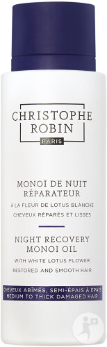 Christophe Robin Monoï De Nuit Réparateur À La Fleur De Lotus Blanche 92g