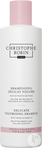 Christophe Robin Shampoing Délicat Volume Naturel À La Rose 250ml