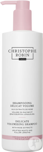 Christophe Robin Shampoing Délicat Volume Naturel À La Rose 500ml