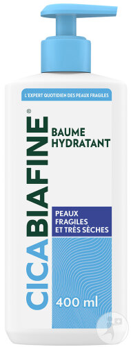 Cicabiafine Baume Hydratant Anti-Dessèchement Peaux Très Sèches À Irritées Flacon-Pompe 400ml