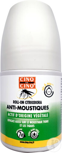 Cinq Sur Cinq Citriodora Anti-Moustiques Roll-On 50ml