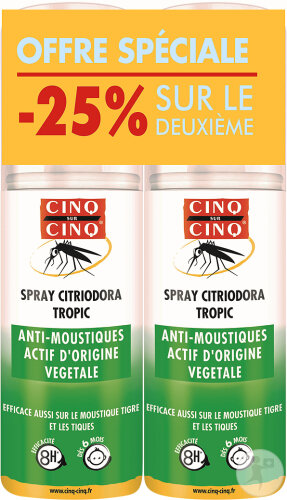 Cinq Sur Cinq Citriodora Spray 2x100ml